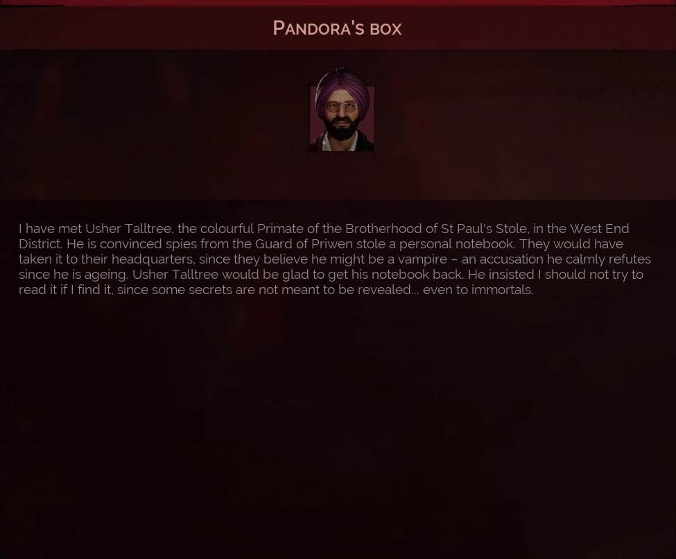 midler Megalopolis Sælger Vampyr – Pandora's Box - NightlyGamingBinge