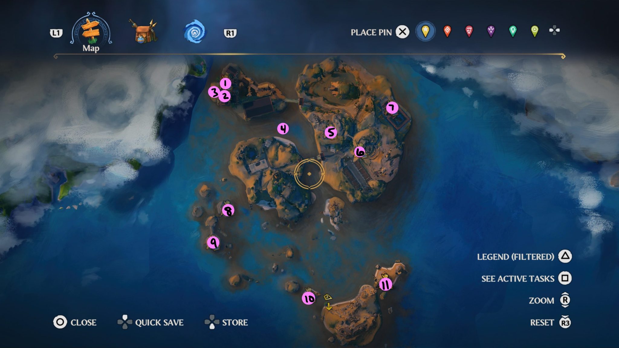 Immortals Fenyx Rising Clashing Rocks Epic Chest Locations