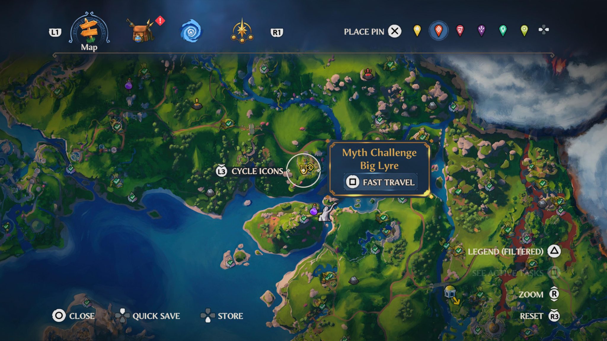 Immortals Fenyx Rising Valley of Eternal Spring Big & Small Lyre Myth