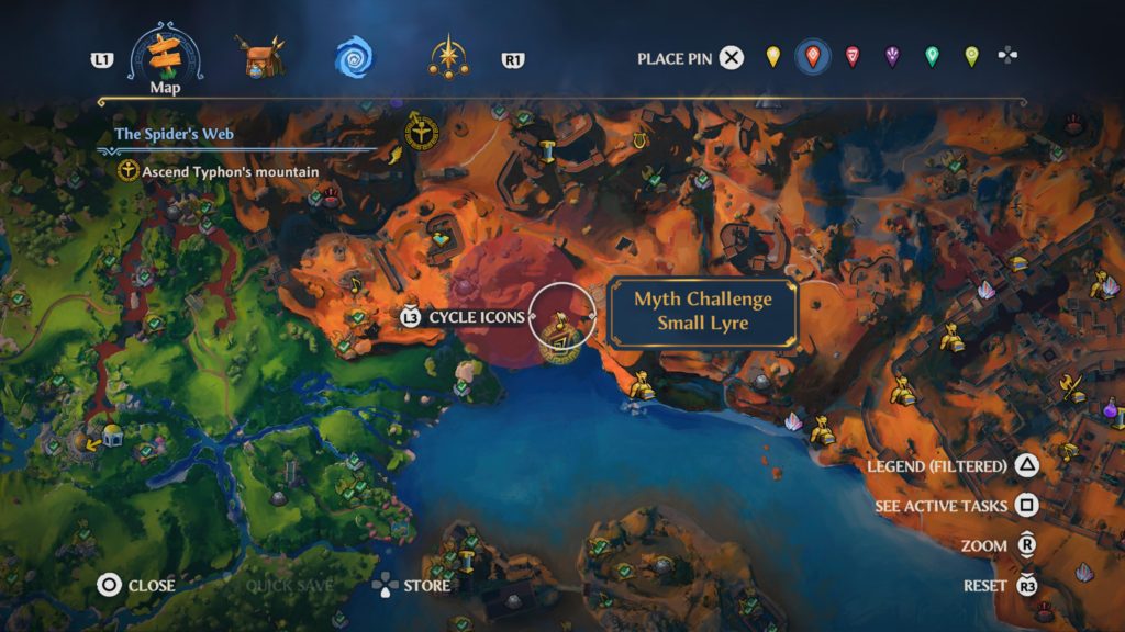 Immortals Fenyx Rising War’s Den Lyre Myth Challenges