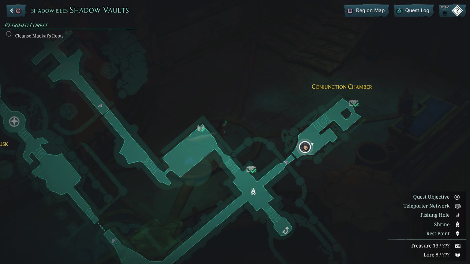 Ruined King Which direction to point the giant statues