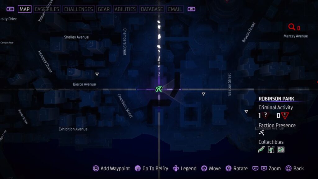 Batarangs map location