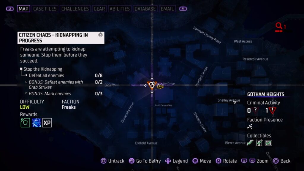 Citizen Chaos Kidnapping in Progress location for HQ01: Harley Quinn