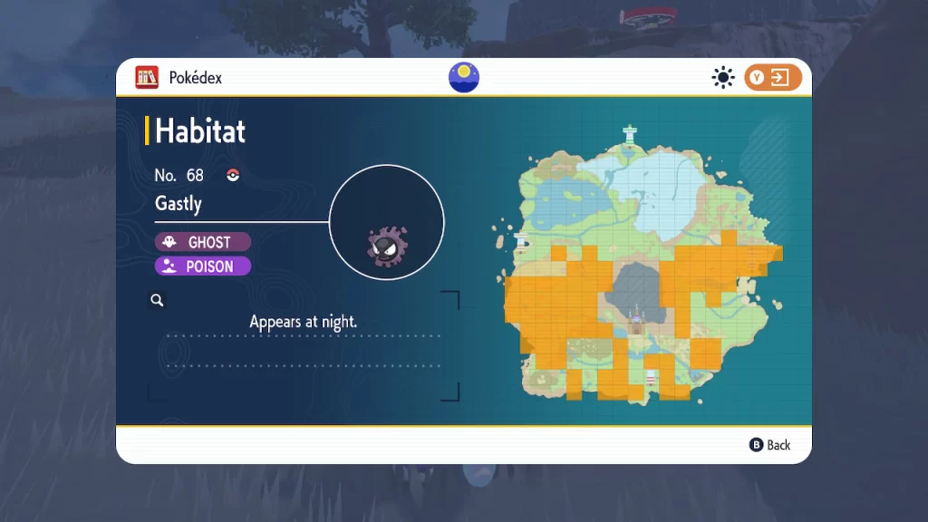 Gastly location