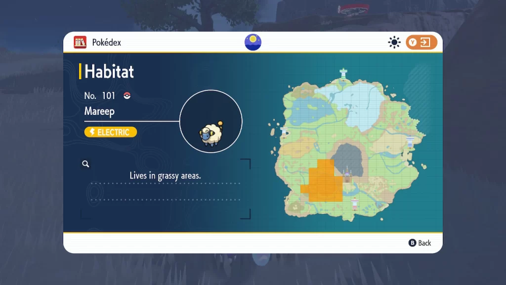 Mareep location