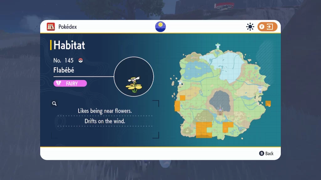 Pokemon Scarlet and Violet Flabebe location