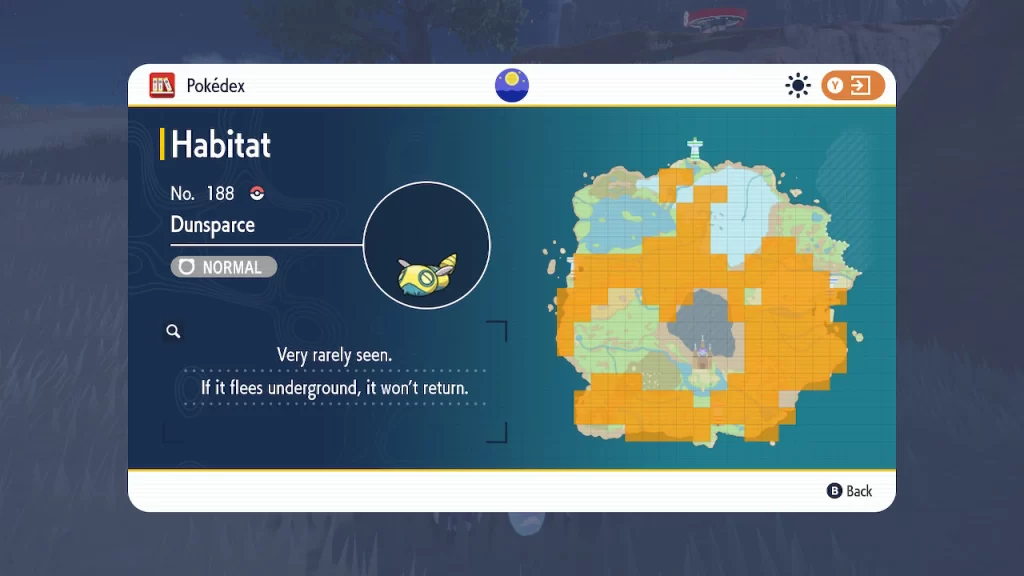 Pokemon Scarlet and Violet Dunsparce locations