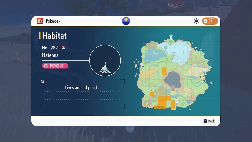 Pokemon Scarlet and Violet Hatenna locations