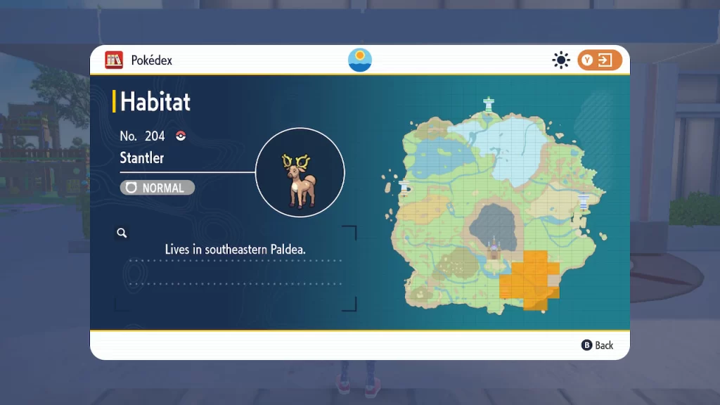 Stantler Locations