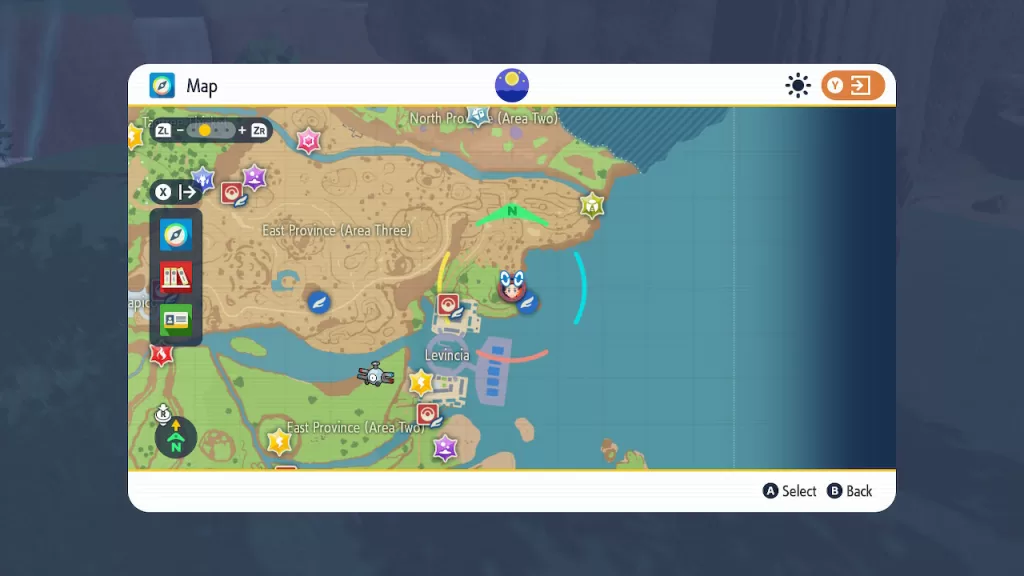 Pokemon Scarlet and Violet Blue Stake Map Location