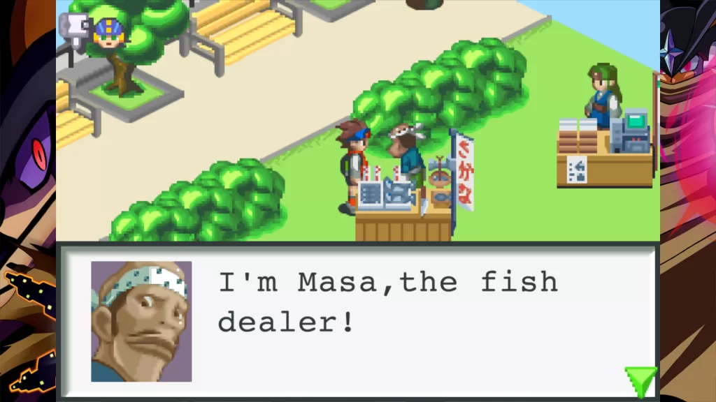 One Down! Trophy Mega Man Battle Network Masa the Fish Dealer