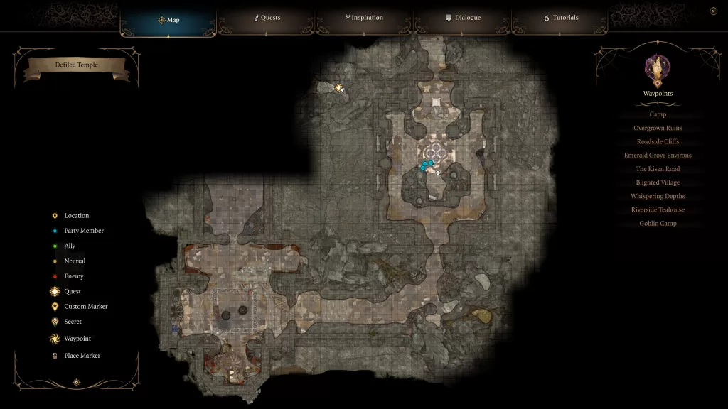 Find the Nightsong Baldur's Gate III Defiled Temple