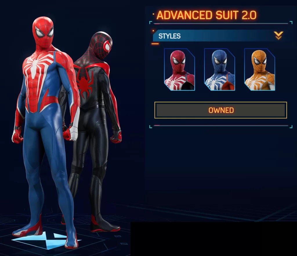 Marvel's Spiderman 2 Advanced Suit 2.0