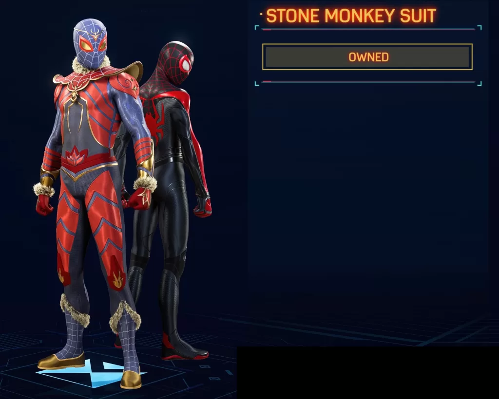 Marvel's Spider-Man 2 Stone Monkey Suit