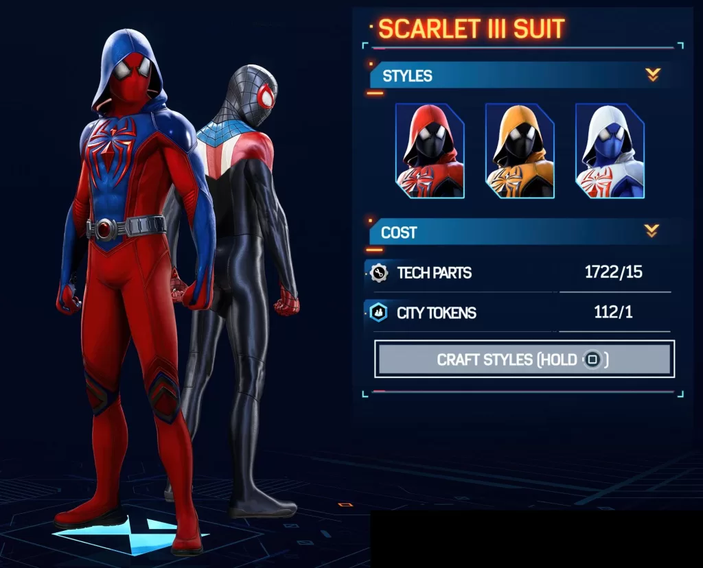 Marvel's Spider-Man 2 Peter's Scarlet III Suit