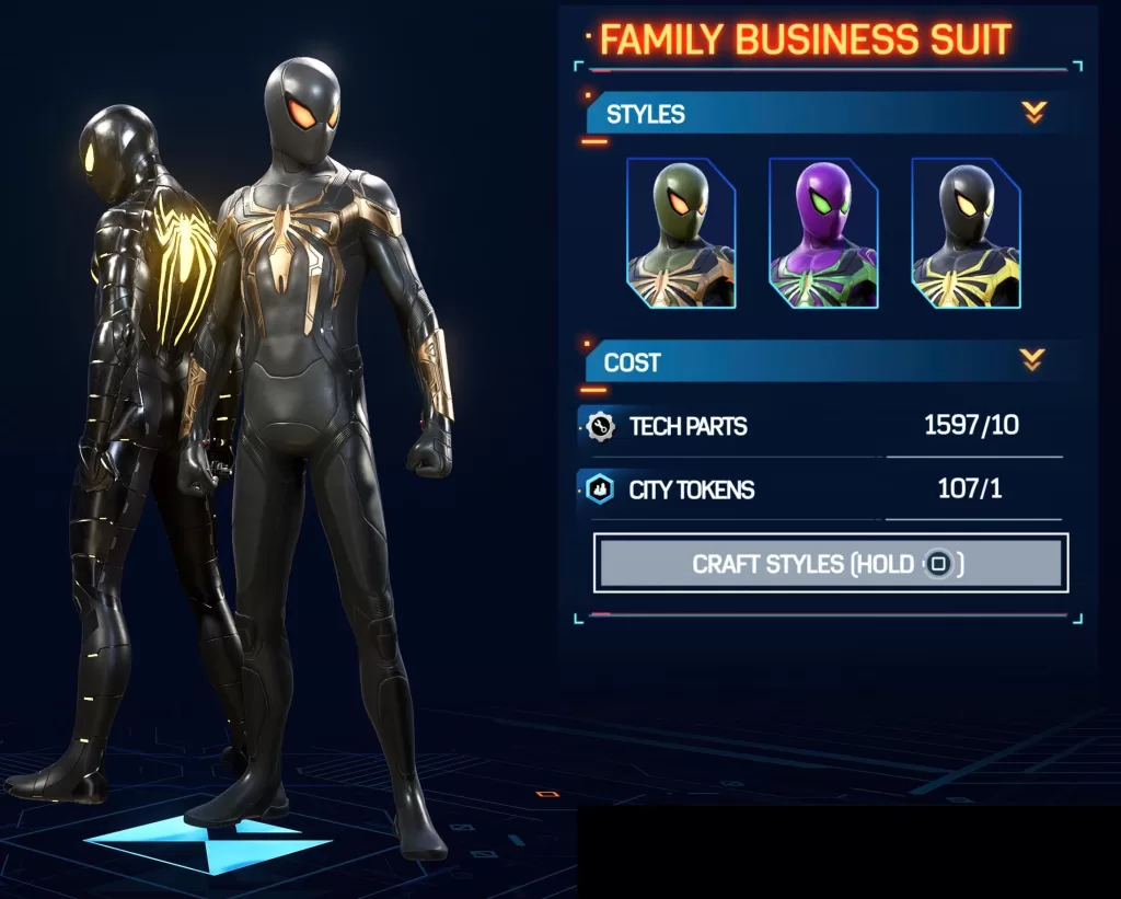 Marvel's Spider-Man 2 Miles Family Business Suit