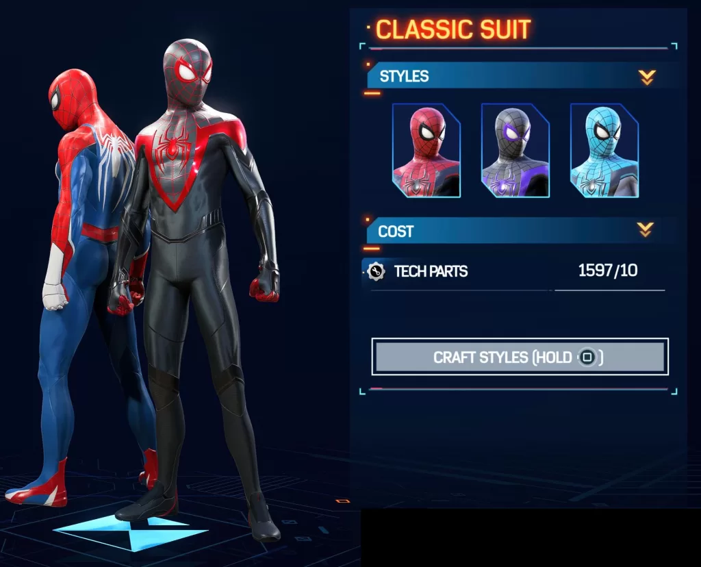 Marvel's Spider-Man 2 Miles Classic Suit
