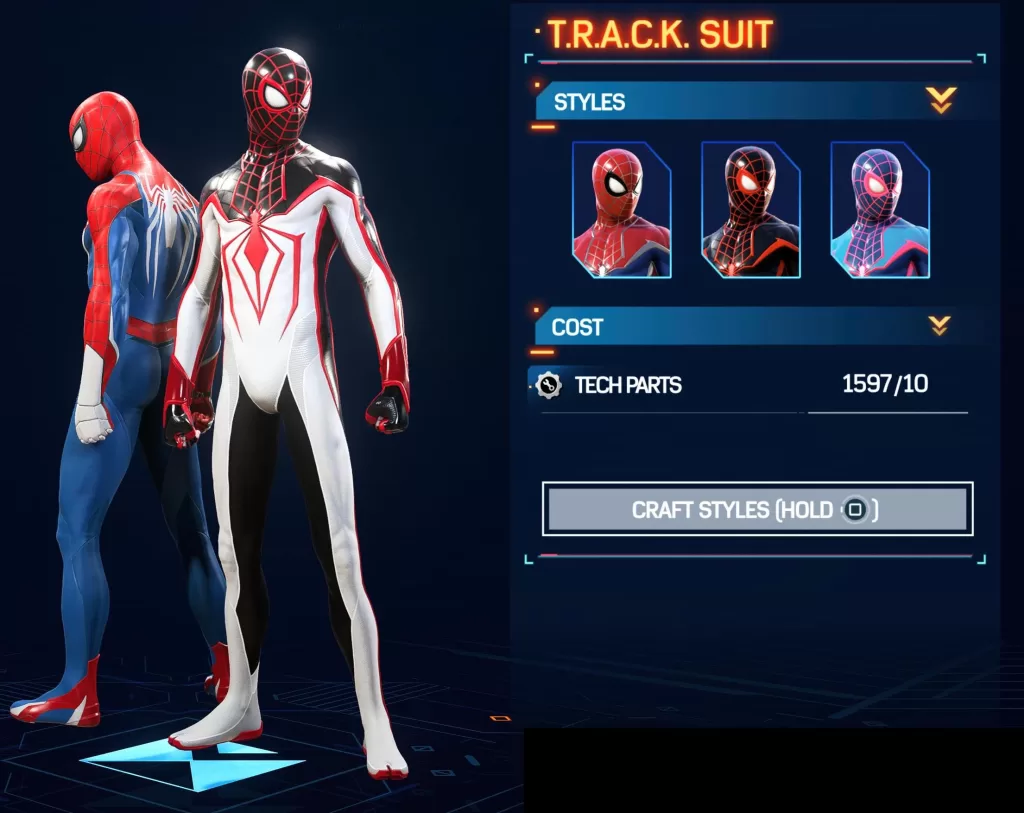 Marvel's Spider-Man 2 Miles Track Suit