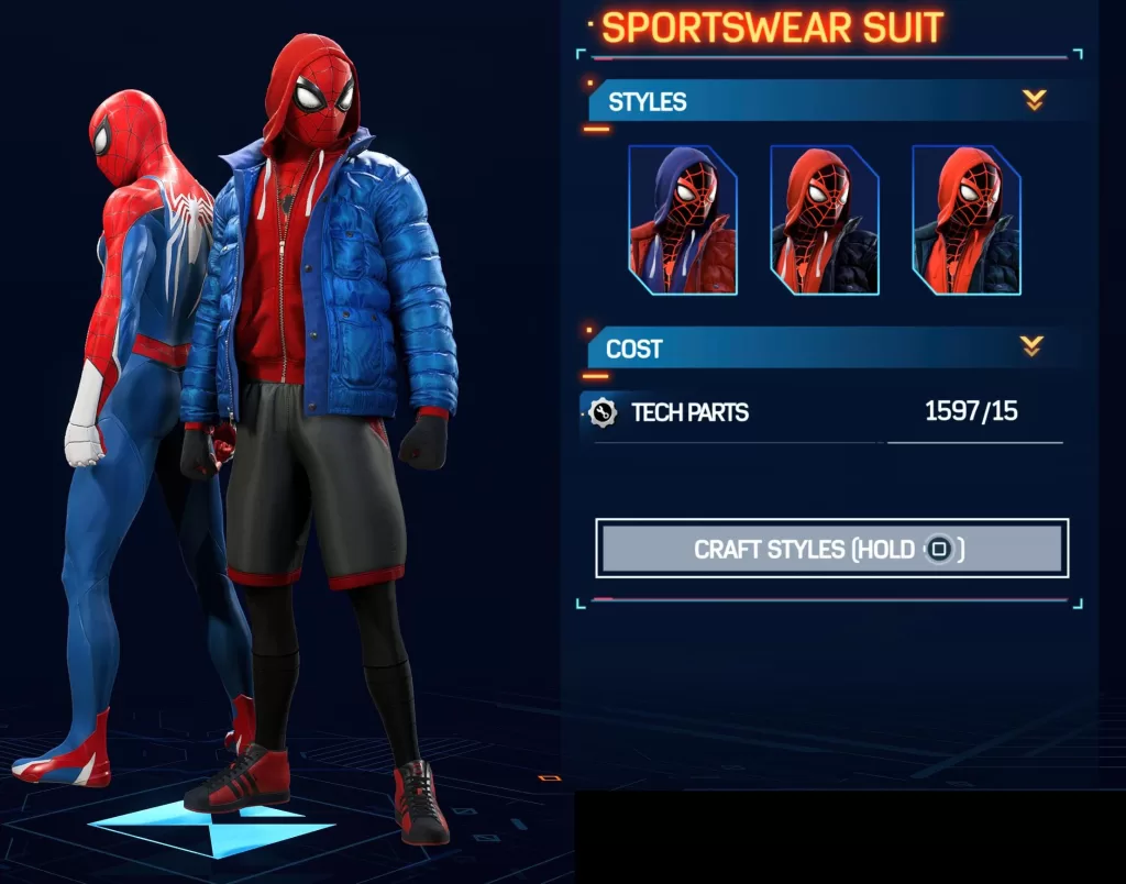 Marvel's Spider-Man 2 Miles Sportswear Suit