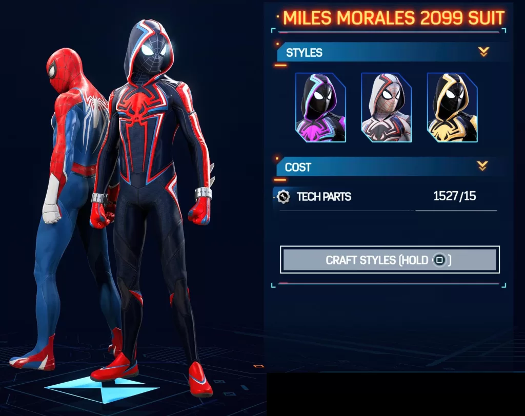 Miles Morales 2099 Suit