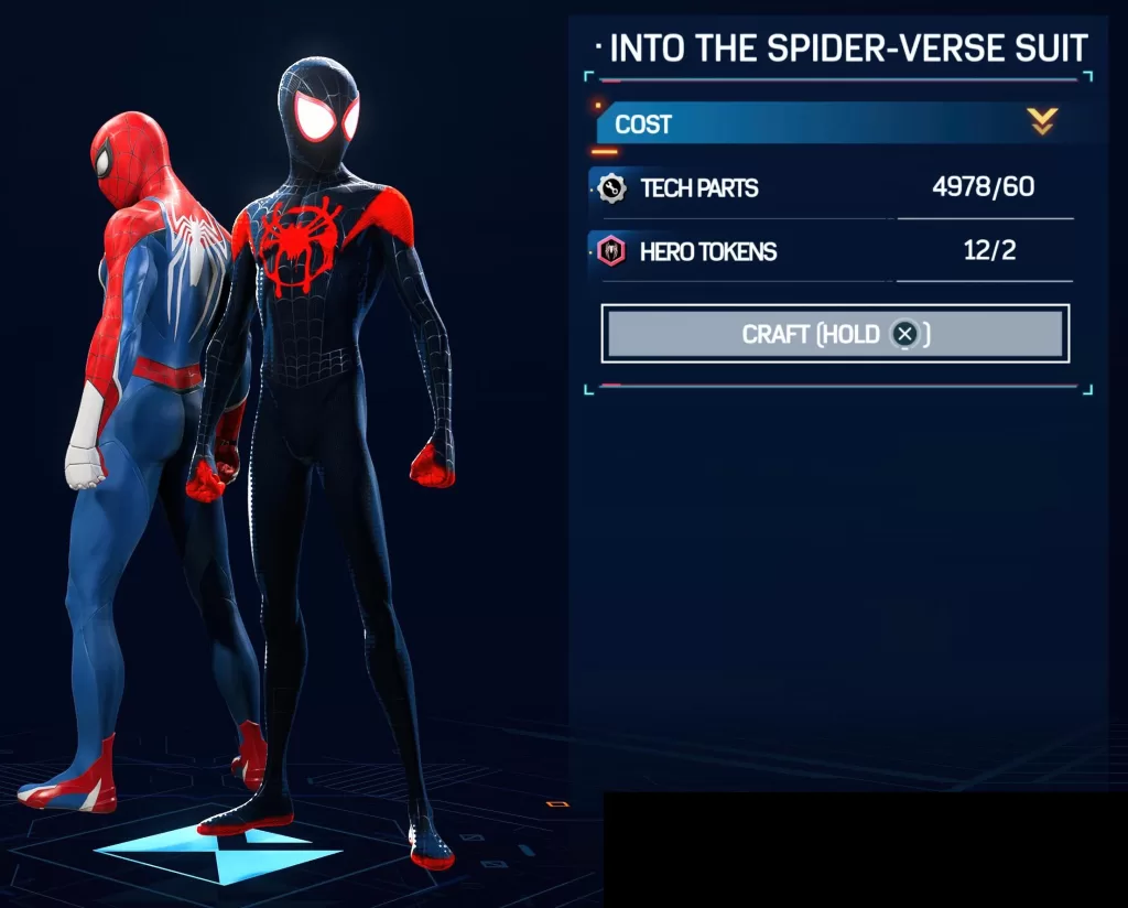 Into the Spider-Verse Suit