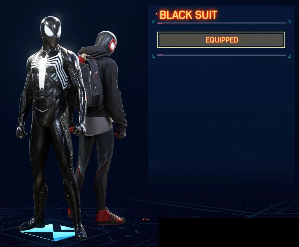 Peter's Black Suit