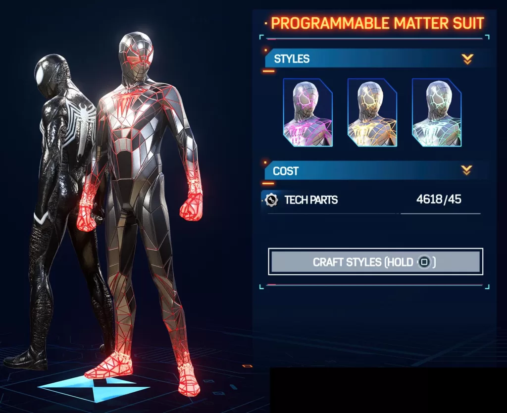 Programmable Matter Suit