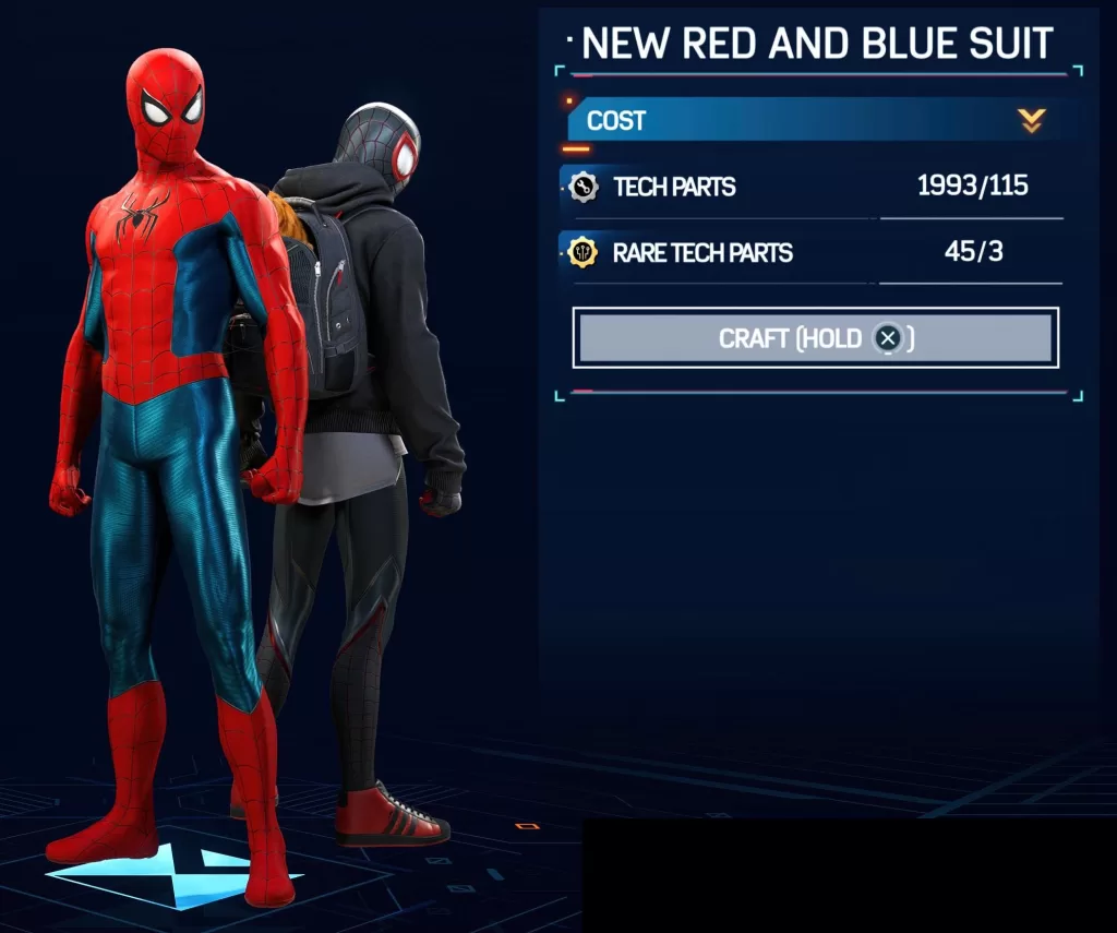 New Red and Blue Suit