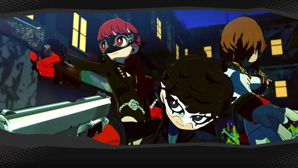 Joker Akechi and Kasumi group picture