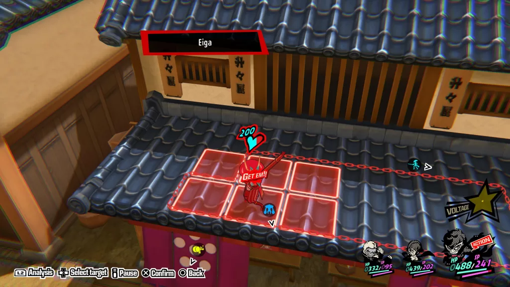 Persona 5 Tactica Quest 7 The Mysterious Box Enemy on the Roof