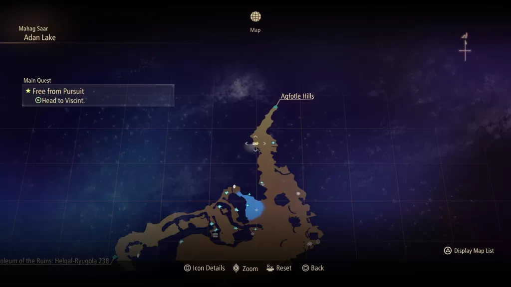 Silence and Sleep Subquest Map Location