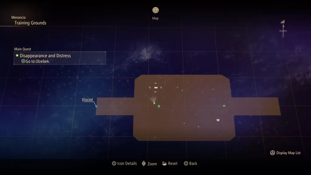 A New Rival Subquest Map Location