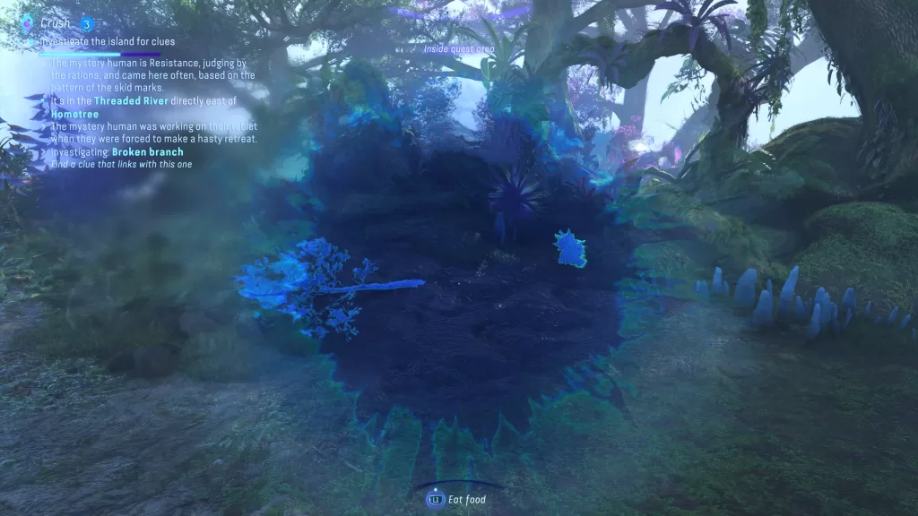 Avatar: Frontiers of Pandora Crush Side Quest Broken Branch and Broken Wasphive Area Location