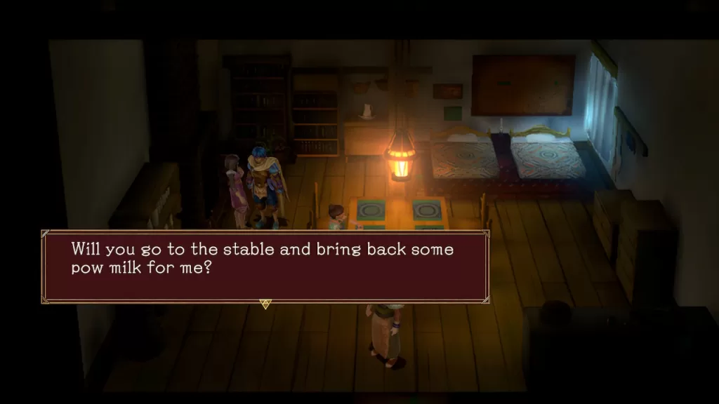 Baten Kaitos Cebalrai the Farming Hamlet Deliver Pow Milk to the Lady