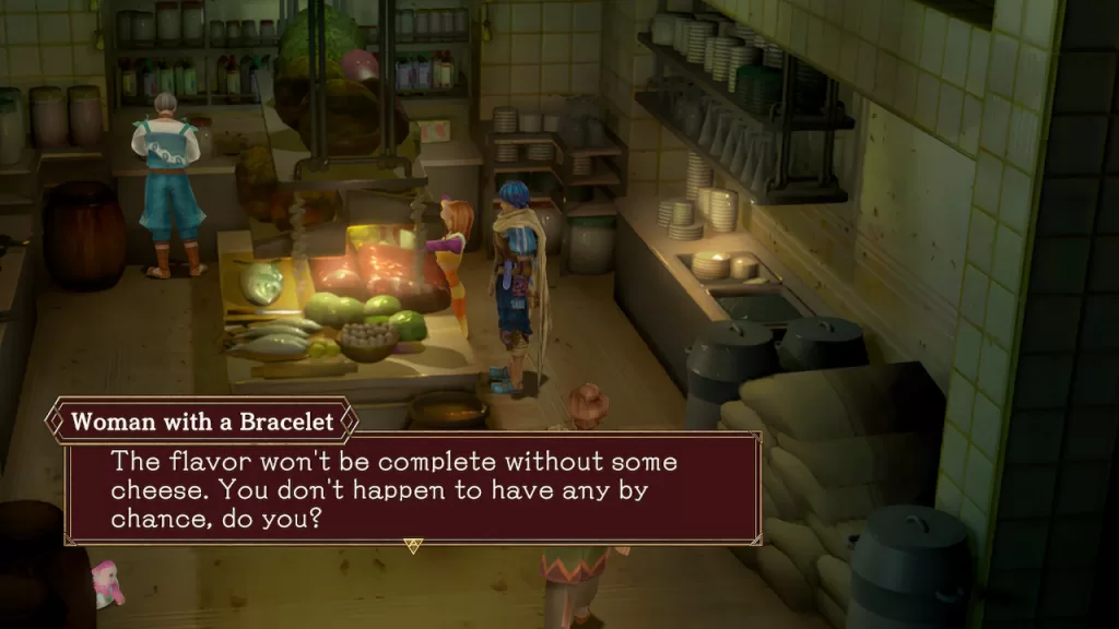 Baten Kaitos The Lord's Mansion Woman with a Bracelet Baten Kaitos Cheese