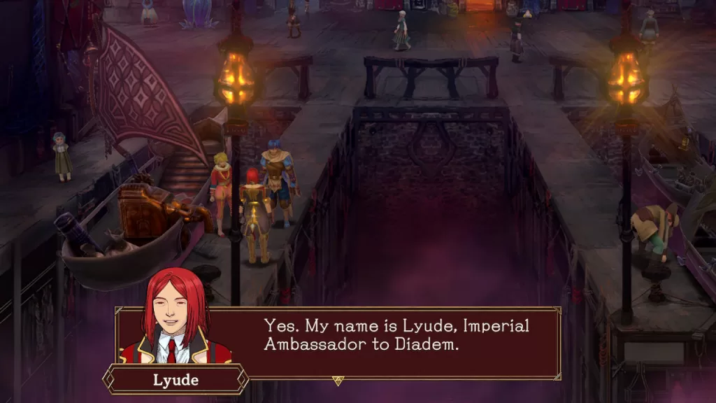 Baten Kaitos Lyude the Imperial Ambassador to Diadem