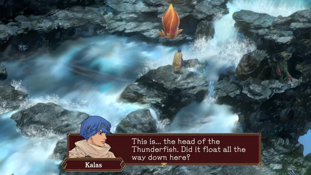 Baten Kaitos Lesser Celestial River how to reach item in southwestern corner of the starting area.