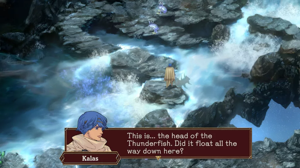 Baten Kaitos Lesser Celestial River how to reach item in southwestern corner of the starting area.