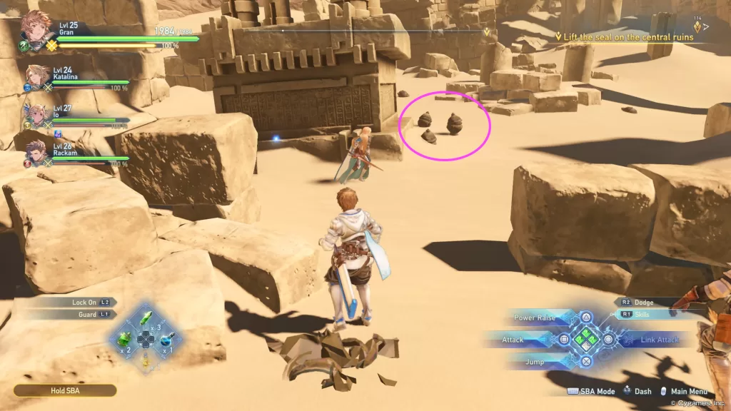 Granblue Fantasy Relink Chapter 6 Slimes Location
