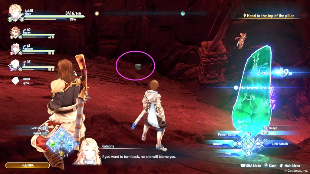 Granblue Fantasy Relink Chapter 9 Treasure Chest Location