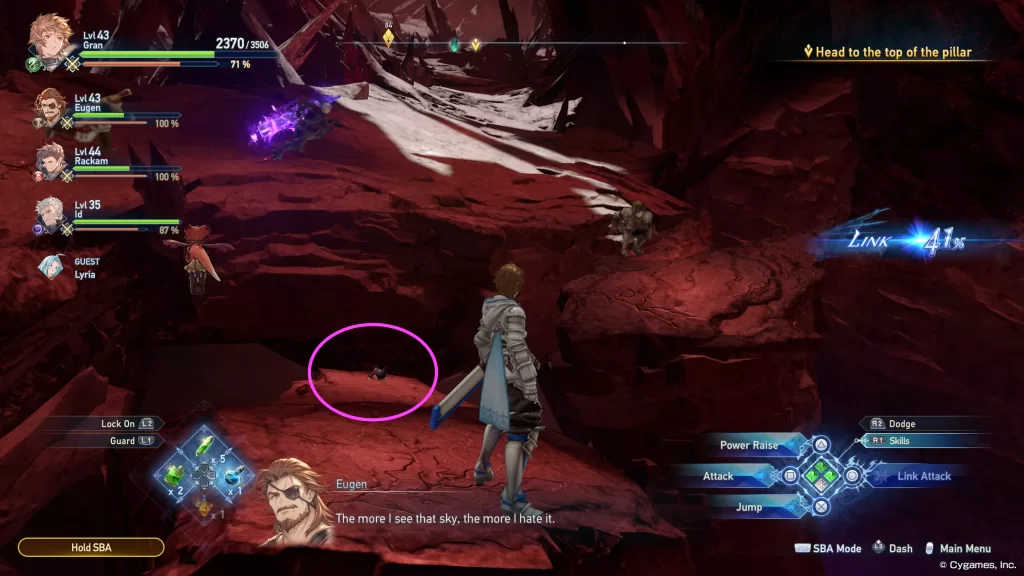 Granblue Fantasy Relink Chapter 9 Wee Pincer Location