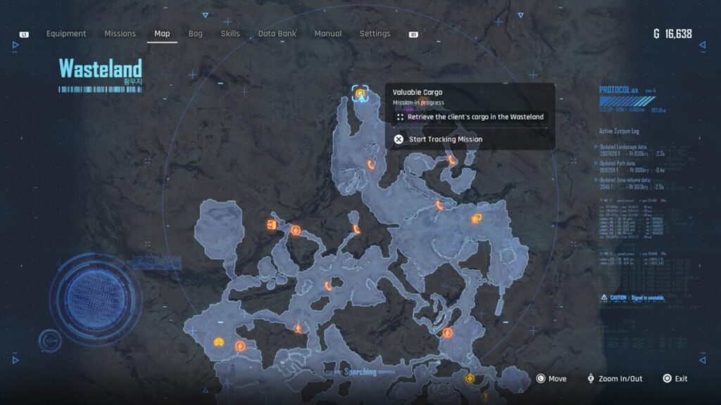 Stellar Blade Valuable Cargo Request Wasteland Map Location