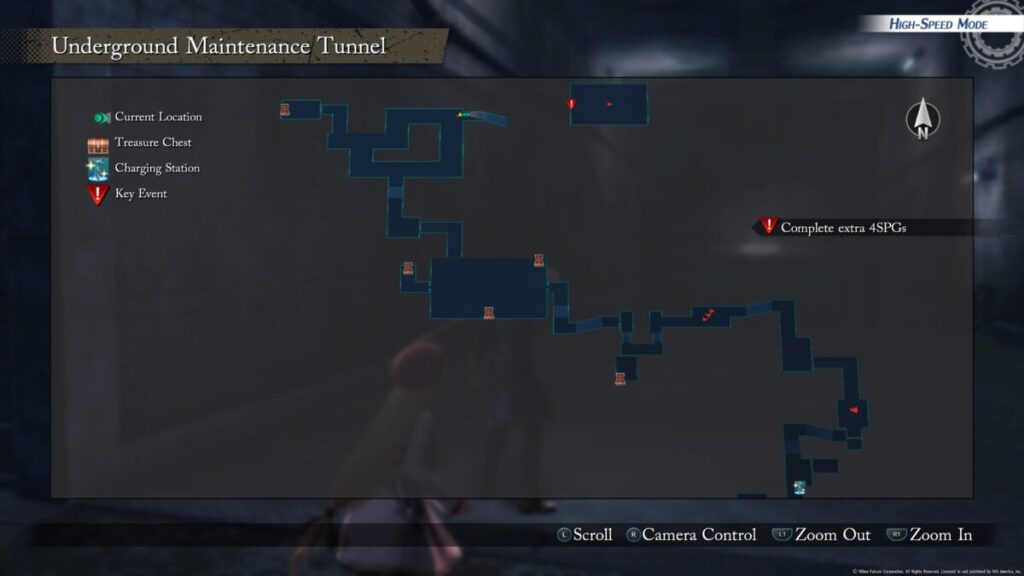 an image of the Underground Maintenance Tunnel Treasure Chests in Trails Through Daybreak Chapter 1