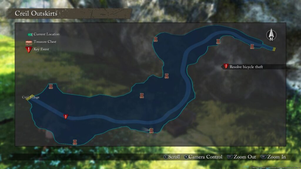 Locations of all the Creil Outskirts chests in Trails through Daybreak