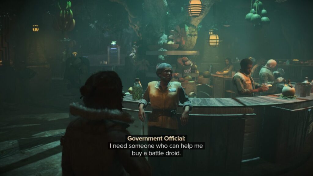 Star Wars Outlaws Government Business