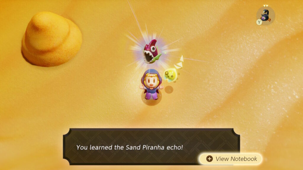 The Legend of Zelda Echoes of Wisdom Sand Piranha Echo Location