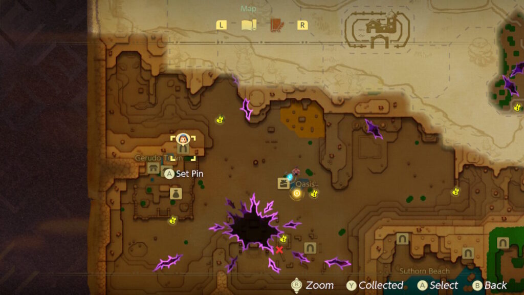 Gerudo Town Piece of Heart Location