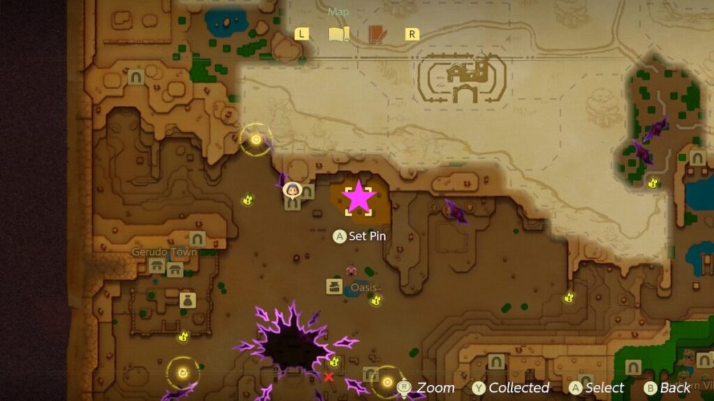 Gerudo Desert Piece of Heart Location