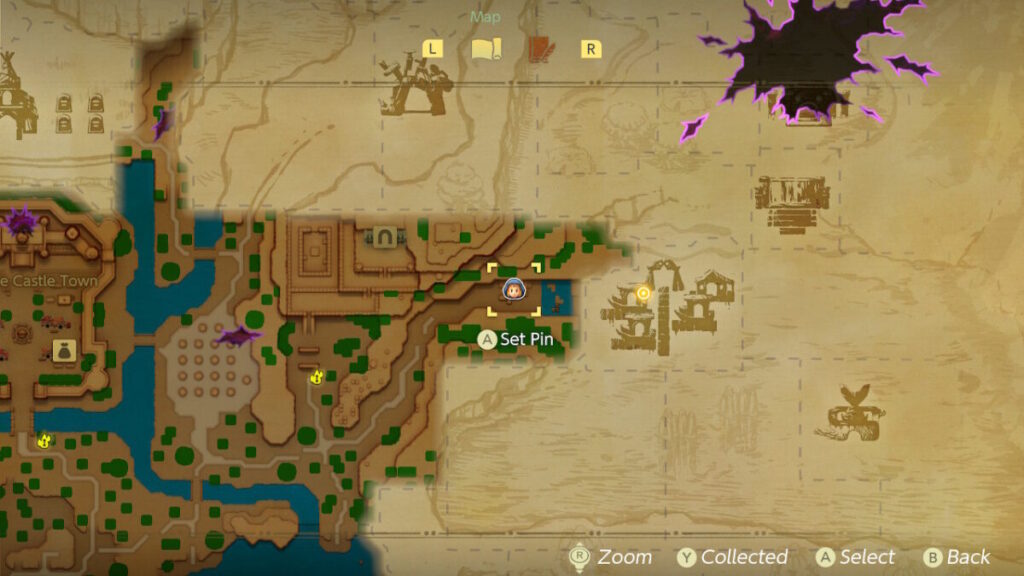 The Legend of Zelda Echoes of Wisdom Sand Crab Echo Location