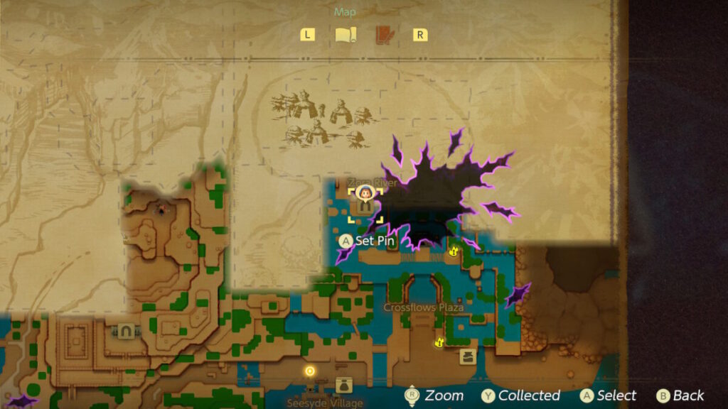 The Legend of Zelda Echoes of Wisdom Bombfish Echo Location